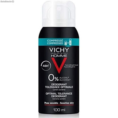 Dezodorant w Sprayu Vichy Tolérance Optimale Mężczyzna Nie zawiera Alkoholu 48 g