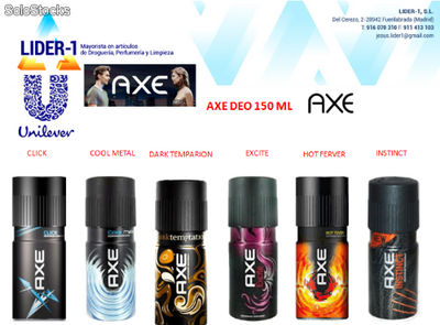 Dezodoranty axe Spray 150ml Kilka modeli - Zdjęcie 2