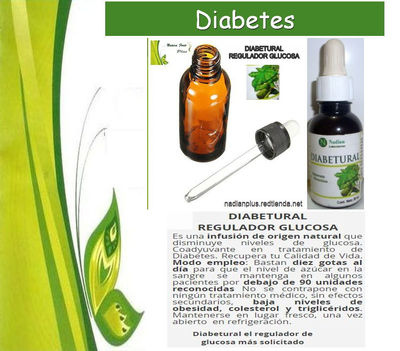 Diabetural gotas regulador de glucosa