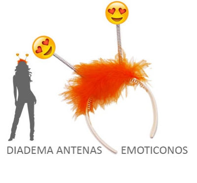 Diadema antena emoticonos