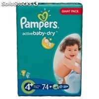 Diapers pampers Active Baby, vp+ Maxi plus 56pcs