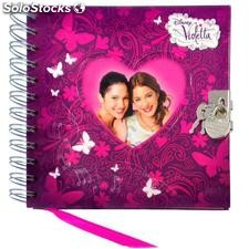 Diario mas Candado Violetta Disney