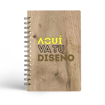 Diarios, Libretas y Cuadernos en Madera FSC con hoja ECO