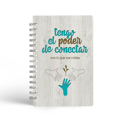 Diarios, Libretas y Cuadernos en Madera FSC con hoja ECO - Foto 4