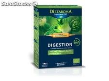Digestion Bio - 20 ampoules ( artichaut - chardon marie - fenouil - basilic )