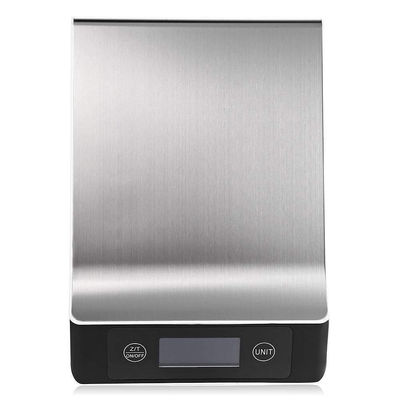 Digital Kitchen Scale with LCD Display Stainless Steel Platform