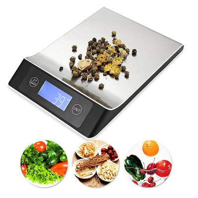Digital Kitchen Scale with LCD Display Stainless Steel Platform - Photo 4