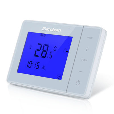 Digital Large Screen LCD Display Electric Heating Thermostat Blue - Photo 5