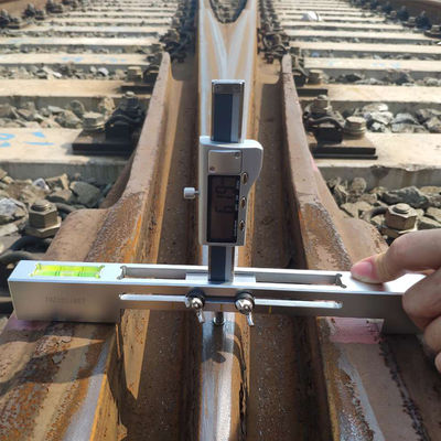 Digital Switch Rail Vertical Wear Gauge Ruler for Turnout Measurement and Inspec