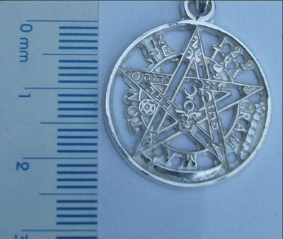 Dije de Tetragramaton Pentagrama nn Plata .925 - Foto 4