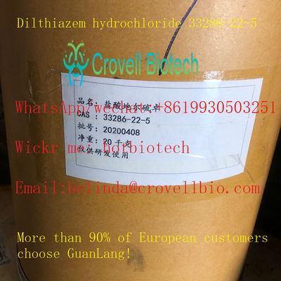 Dilthiazem hydrochloride 33286-22-5 ship to mexico by secure line Clorhidrato de - Foto 3