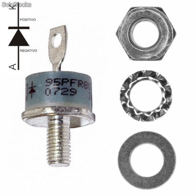 Diodo rosca retificador 95pfr80 ir n