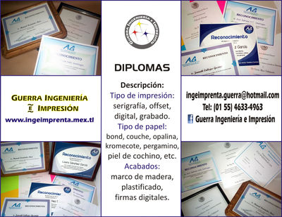 Diplomas - Reconocimientos