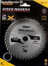 disco corte madera 115 mm o 41/2&quot; de 40 dientes