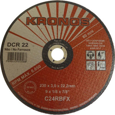 Disco corte refratário 178X3,2MM kronos