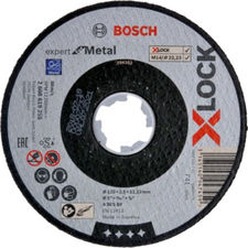 Disco de corte expert for metal con x-lock para amoladoras pequeñas bosch