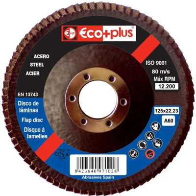 Disco eco+plus 125 ea-60 disco laminas eco+plus 125 ea-60 soporte fibra