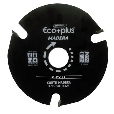 Disco eco+plus c.madera disco eco+plus 115X3,8X22/3T c.madera
