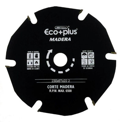 Disco eco+plus c.madera disco eco+plus 230X3,8X22/6T c.madera