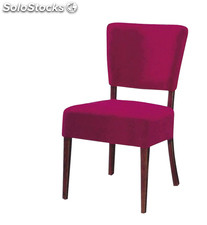 Diseño elegante tapizado de silla de comedor