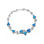 Diseño nuevo de pulsera ópalos azules para mujer en plata - 1