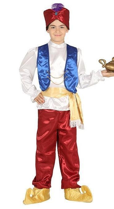  Disfraz de príncipe Aladino árabe para niños, disfraz de sultán  para niños, Varios colores : Ropa, Zapatos y Joyería