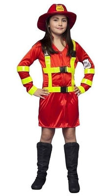 Disfraz bombera niña 10-12 años