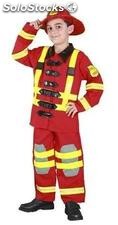 Disfraz bombero niño 5-6 años