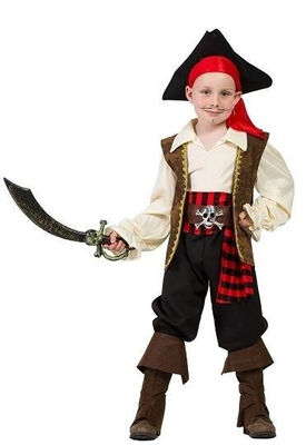 Disfraz capitan pirata infantil 10-12 años