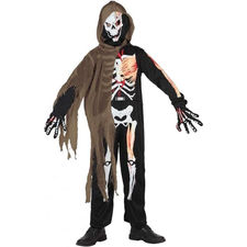 Disfraz de esqueleto niño de 5 a 6 años