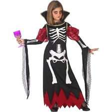 Disfraz de vampiresa de niña de 10 a 12 años
