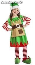 Disfraz elfa navidad niña infantil 10-12 años