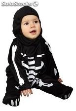 Disfraz esqueleto bebe 7-12 meses