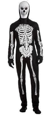Disfraz esqueleto hombre adulto m-l