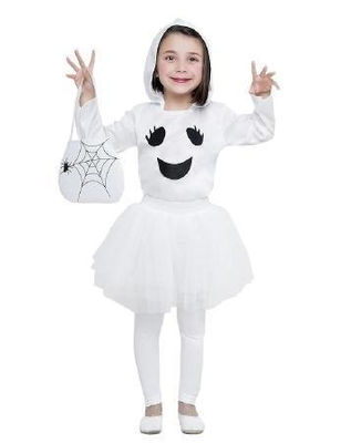 Disfraz fantasma tutu niña 5-6 años