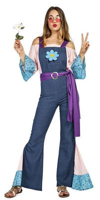 Disfraz hippie flor mujer m-l ref. 2814