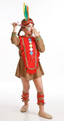 Disfraz infantil india t. g (9 a 11 años)