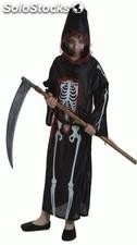 Disfraz infantil muerte esqueleto Talla a (3 a 5 Años)