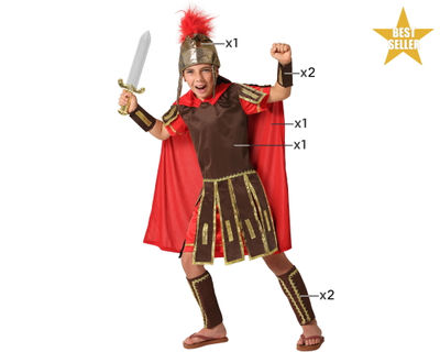 Disfraz infantil niño romano 3-4 años - Foto 2