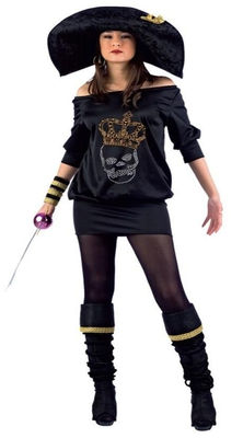 Disfraz lolitas pirata negra t. m