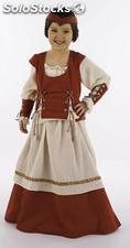 Disfraz medieval scarlet t. 02 (3 a 5 años)