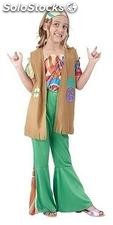 Disfraz niña hippie t. 7-9 años
