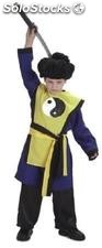 Disfraz ninja niño ying-yang Talla a (3 a 5 Años)