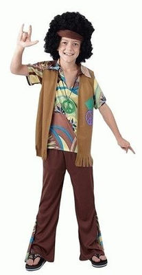 Disfraz niño hippie t. 5-6 años