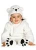 Disfraz oso polar bebe 6-12 meses