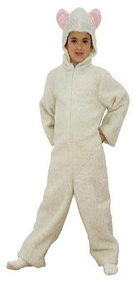 Disfraz ovejita blanca t. 4-6 años