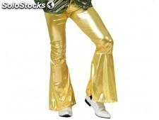 Disfraz pantalón disco dorado adulto T2