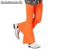Disfraz pantalón disco naranja adulto T1