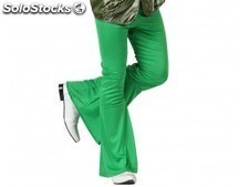 Disfraz pantalón disco verde adulto T1