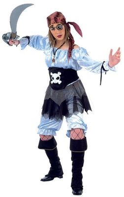 Disfraz pirata anne mujer t. m